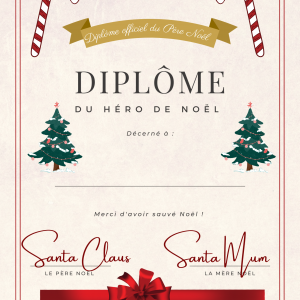 Diplôme de Noël
